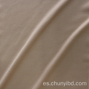 Alta calidad 100% poliéster suave y elástico hilo liso Teledra de manchas de 2x2 teñidas para vestir/prenda de suéter